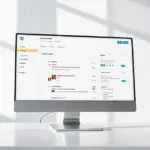 WordPress Admin Dashboard overview showing menu and widgets