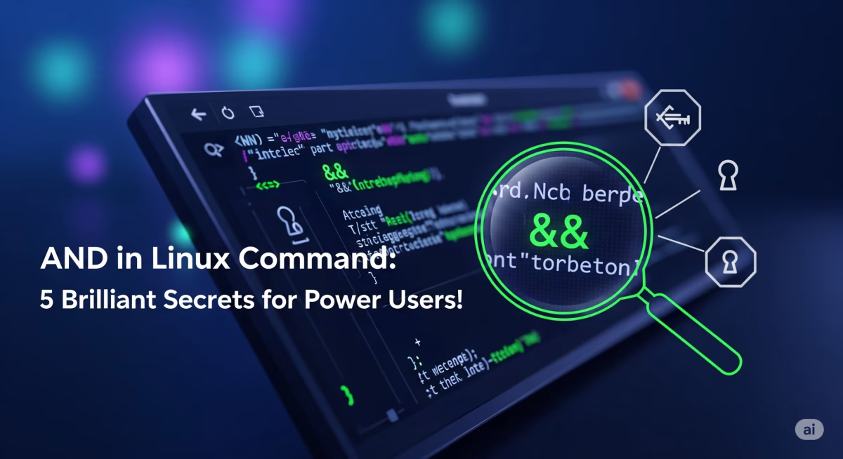 and in linux command