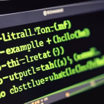 Linux terminal on Kali Linux showing the echo command in linux output with text and variables displayed in the shell.