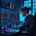 msfconsole exploit module in action with ethical hacker launching a penetration test