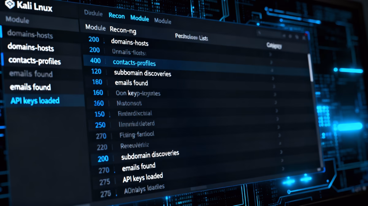 recon-ng module list