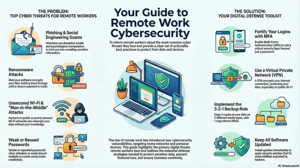remote work cyber security tips