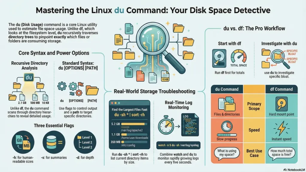 du command in linux