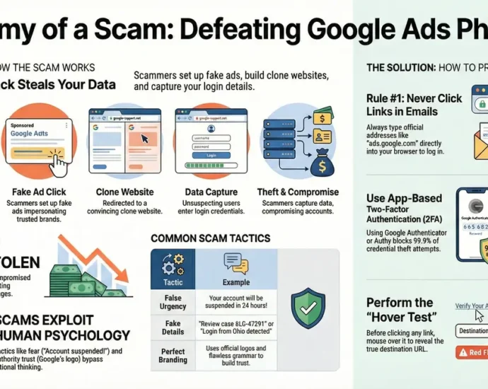 google ads phishing