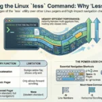 less command in linux
