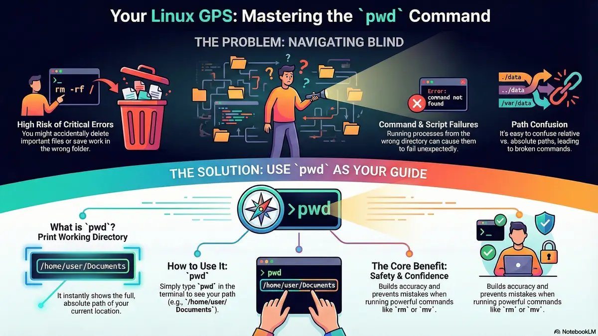 pwd command in linux