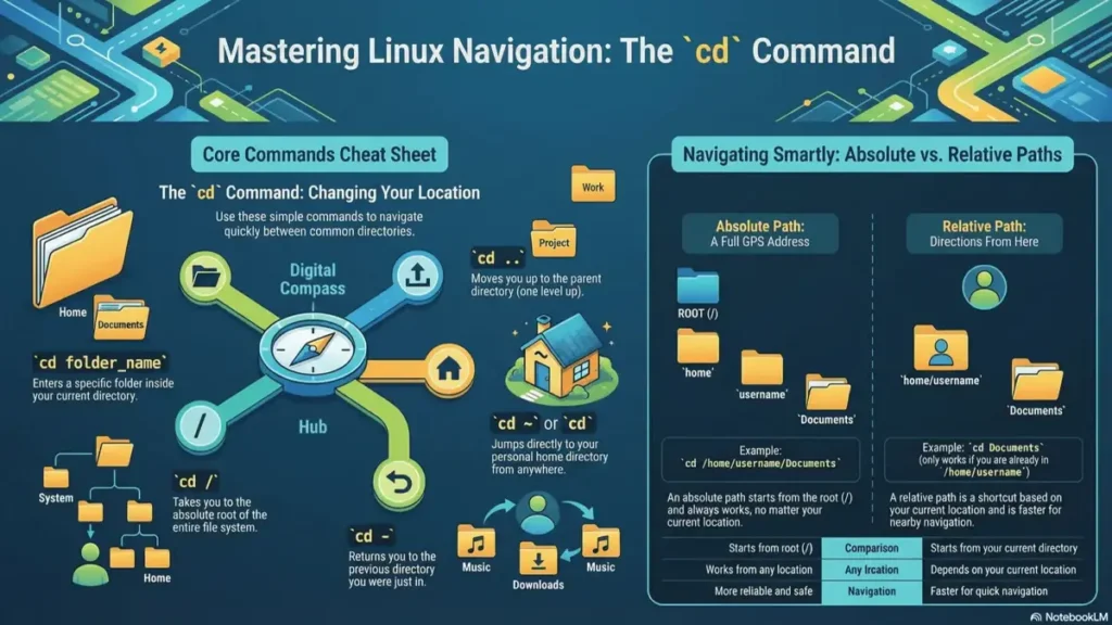 what is cd command in linux