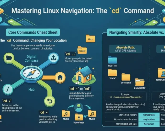 what is cd command in linux
