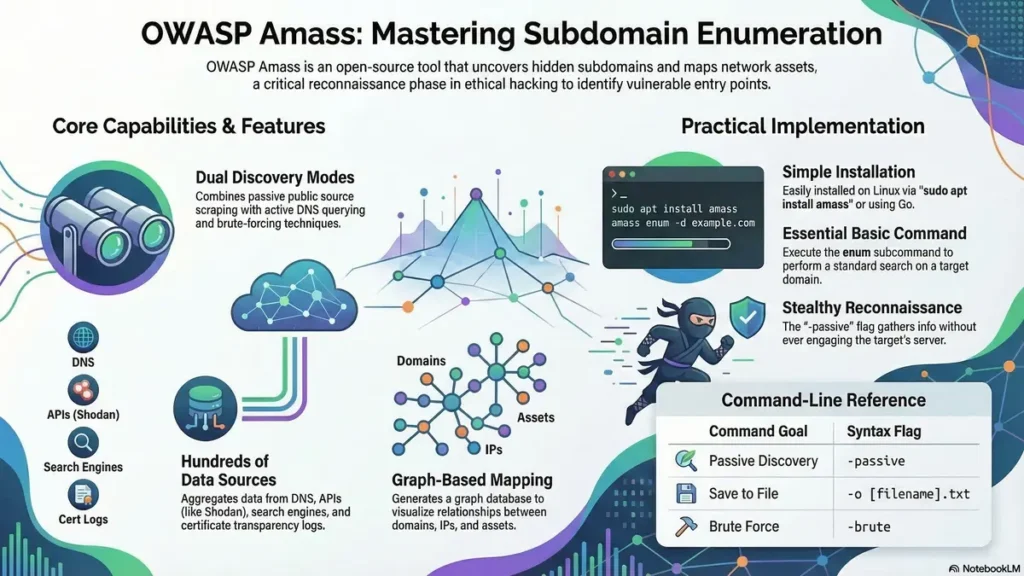 amass subdomain finder