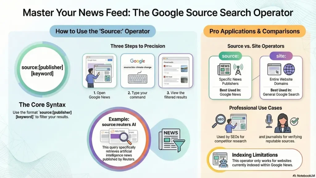 google source search operator