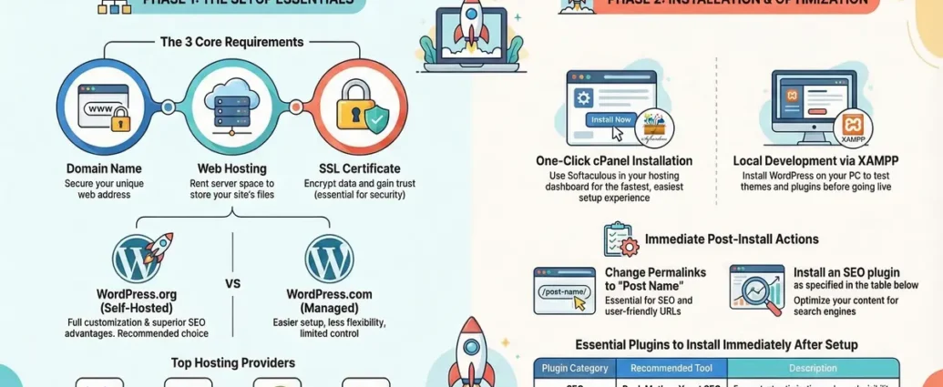 how to install wordpress