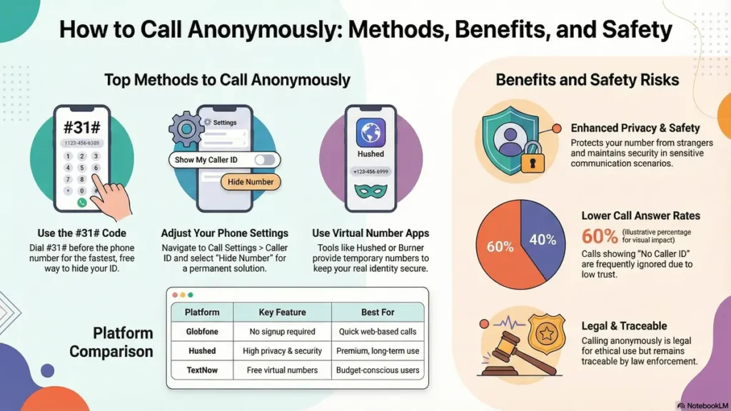 how to call anonymously