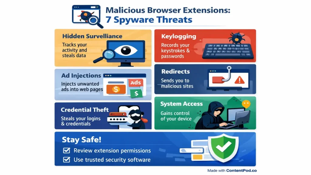 malicious browser extensions