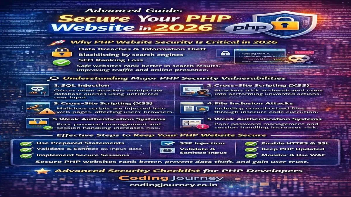 how to secure php website